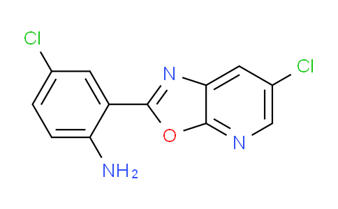 CAS No. 1354760-74-9, 4-Chloro-2-(6-chlorooxazolo[5,4-b]pyridin-2-yl)aniline