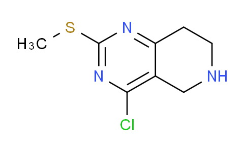 CAS No. 944902-03-8, 4-Chloro-2-(methylthio)-5,6,7,8-tetrahydropyrido[4,3-d]pyrimidine