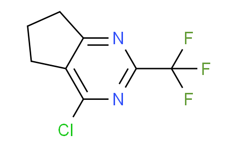 CAS No. 1023812-01-2, 4-Chloro-2-(trifluoromethyl)-6,7-dihydro-5H-cyclopenta[d]pyrimidine