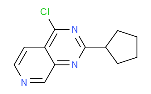 CAS No. 1437385-42-6, 4-Chloro-2-cyclopentylpyrido[3,4-d]pyrimidine