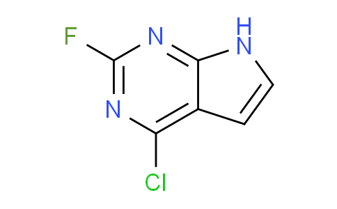 CAS No. 1206825-32-2, 4-Chloro-2-fluoro-7H-pyrrolo[2,3-d]pyrimidine