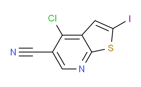 CAS No. 700844-18-4, 4-Chloro-2-iodothieno[2,3-b]pyridine-5-carbonitrile