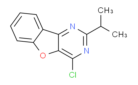 CAS No. 1706446-62-9, 4-Chloro-2-isopropylbenzofuro[3,2-d]pyrimidine