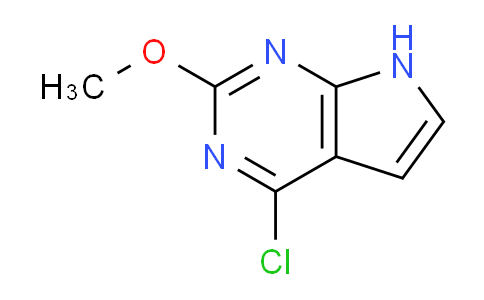 CAS No. 90057-08-2, 4-Chloro-2-methoxy-7H-pyrrolo[2,3-d]pyrimidine