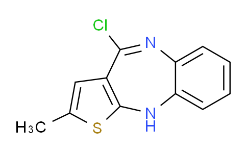 CAS No. 1366003-67-9, 4-Chloro-2-methyl-10H-benzo[b]thieno[2,3-e][1,4]diazepine