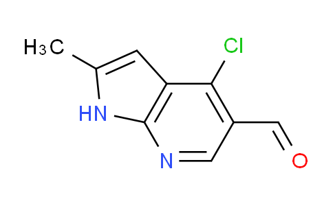 CAS No. 958230-34-7, 4-Chloro-2-methyl-1H-pyrrolo[2,3-b]pyridine-5-carbaldehyde