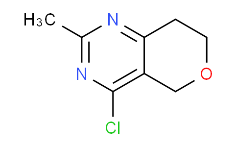 CAS No. 1547048-63-4, 4-Chloro-2-methyl-7,8-dihydro-5H-pyrano[4,3-d]pyrimidine