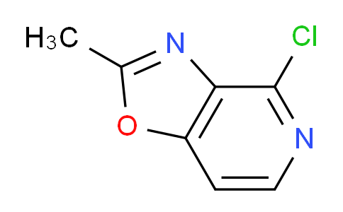 CAS No. 1242252-83-0, 4-Chloro-2-methyloxazolo[4,5-c]pyridine