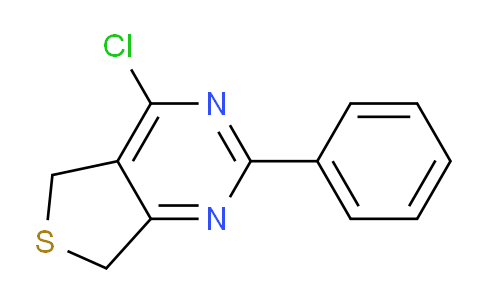 CAS No. 5719-13-1, 4-Chloro-2-phenyl-5,7-dihydrothieno[3,4-d]pyrimidine