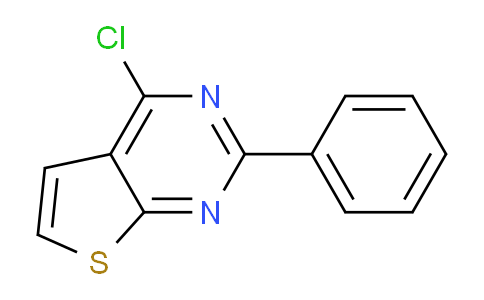 CAS No. 56843-80-2, 4-Chloro-2-phenylthieno[2,3-d]pyrimidine