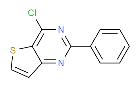 CAS No. 214417-22-8, 4-Chloro-2-phenylthieno[3,2-d]pyrimidine