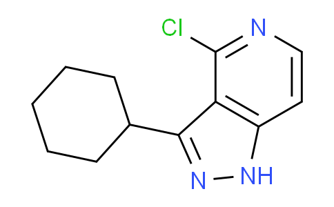 CAS No. 1367874-73-4, 4-Chloro-3-cyclohexyl-1H-pyrazolo[4,3-c]pyridine