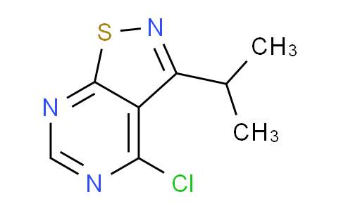 CAS No. 1823328-77-3, 4-Chloro-3-isopropylisothiazolo[5,4-d]pyrimidine