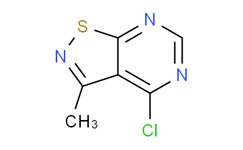 CAS No. 1146294-31-6, 4-Chloro-3-methylisothiazolo[5,4-d]pyrimidine