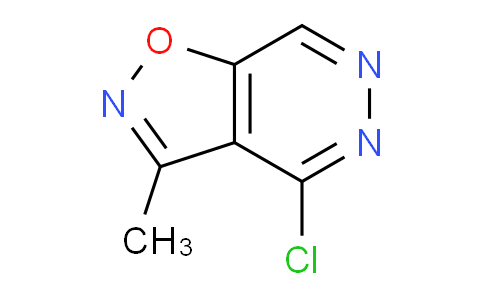 CAS No. 106584-75-2, 4-Chloro-3-methylisoxazolo[4,5-d]pyridazine