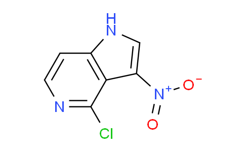 CAS No. 1190316-31-4, 4-Chloro-3-nitro-1H-pyrrolo[3,2-c]pyridine