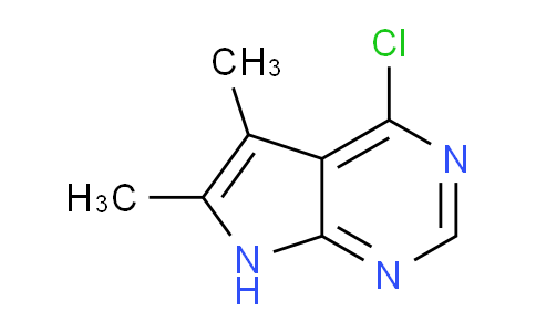 CAS No. 82703-38-6, 4-Chloro-5,6-dimethyl-7H-pyrrolo[2,3-d]pyrimidine