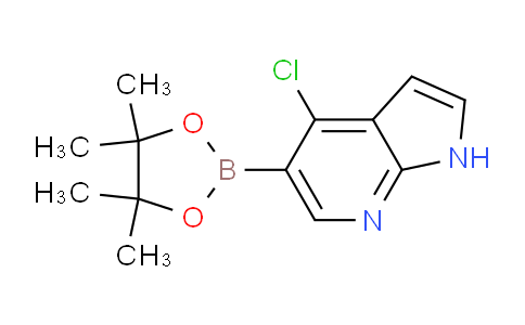 CAS No. 1072145-24-4, 4-Chloro-5-(4,4,5,5-tetramethyl-1,3,2-dioxaborolan-2-yl)-1H-pyrrolo[2,3-b]pyridine