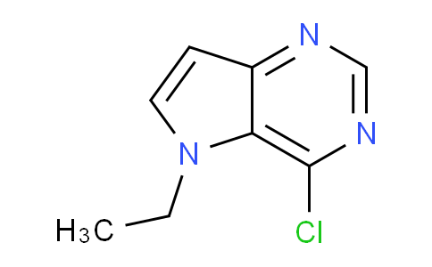 CAS No. 871024-30-5, 4-Chloro-5-ethyl-5H-pyrrolo[3,2-d]pyrimidine