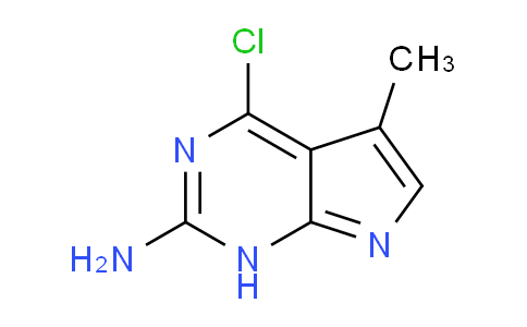 CAS No. 90358-16-0, 4-Chloro-5-methyl-1H-pyrrolo[2,3-d]pyrimidin-2-amine