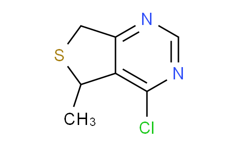 CAS No. 1001123-70-1, 4-Chloro-5-methyl-5,7-dihydrothieno[3,4-d]pyrimidine