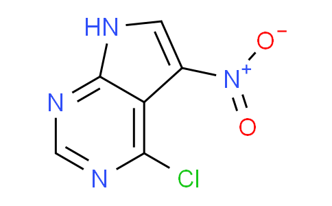 CAS No. 22277-01-6, 4-Chloro-5-nitro-7H-pyrrolo[2,3-d]pyrimidine