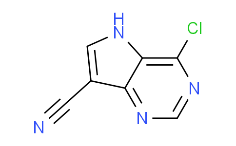 CAS No. 1311275-24-7, 4-Chloro-5H-pyrrolo[3,2-d]pyrimidine-7-carbonitrile