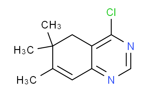 CAS No. 1256955-53-9, 4-Chloro-6,6,7-trimethyl-5,6-dihydroquinazoline