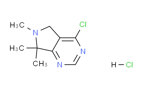 CAS No. 13784-35-5, 4-Chloro-6,7,7-trimethyl-6,7-dihydro-5H-pyrrolo[3,4-d]pyrimidine hydrochloride