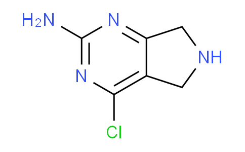 CAS No. 1243472-27-6, 4-Chloro-6,7-dihydro-5H-pyrrolo[3,4-d]pyrimidin-2-amine