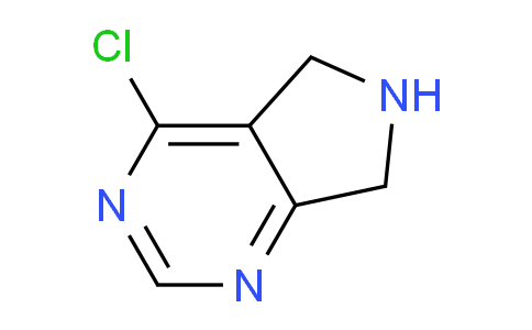 CAS No. 1060816-79-6, 4-Chloro-6,7-dihydro-5H-pyrrolo[3,4-d]pyrimidine