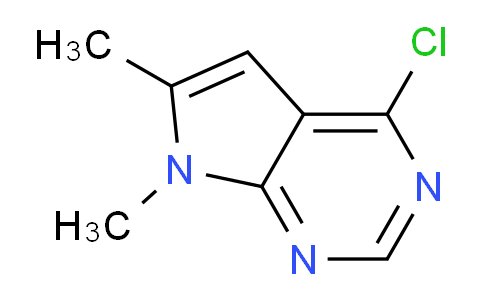 CAS No. 35808-69-6, 4-Chloro-6,7-dimethyl-7H-pyrrolo[2,3-d]pyrimidine