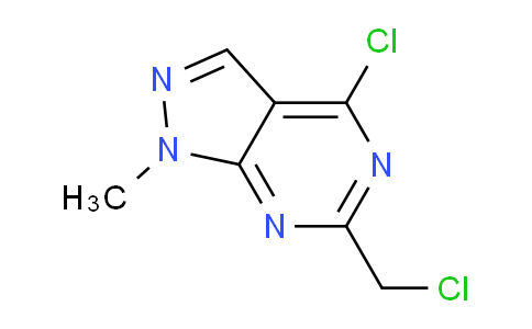 CAS No. 1255147-37-5, 4-Chloro-6-(chloromethyl)-1-methyl-1H-pyrazolo[3,4-d]pyrimidine
