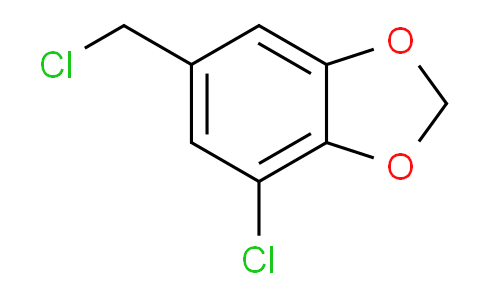 CAS No. 885531-04-4, 4-Chloro-6-(chloromethyl)benzo[d][1,3]dioxole