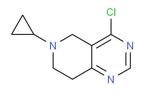 CAS No. 1256784-28-7, 4-Chloro-6-cyclopropyl-5,6,7,8-tetrahydropyrido[4,3-d]pyrimidine