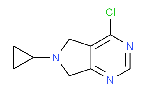 CAS No. 1256955-38-0, 4-Chloro-6-cyclopropyl-6,7-dihydro-5H-pyrrolo[3,4-d]pyrimidine