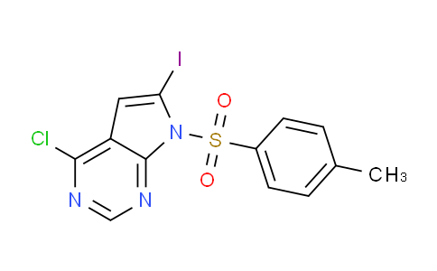 CAS No. 479633-70-0, 4-Chloro-6-iodo-7-tosyl-7H-pyrrolo[2,3-d]pyrimidine