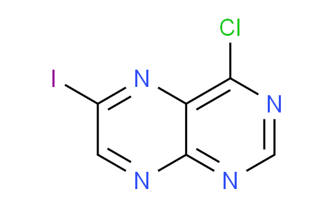 CAS No. 1260681-70-6, 4-Chloro-6-iodopteridine