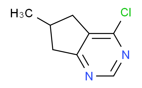 CAS No. 1256784-27-6, 4-Chloro-6-methyl-6,7-dihydro-5H-cyclopenta[d]pyrimidine