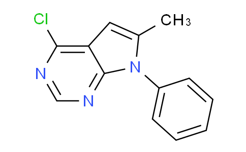 CAS No. 35808-71-0, 4-Chloro-6-methyl-7-phenyl-7H-pyrrolo[2,3-d]pyrimidine