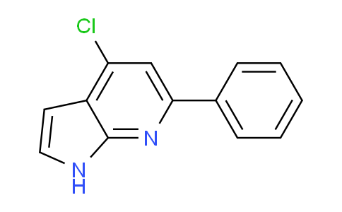 CAS No. 1261634-25-6, 4-Chloro-6-phenyl-1H-pyrrolo[2,3-b]pyridine