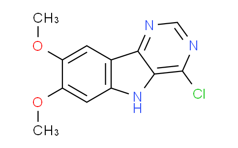 CAS No. 384367-10-6, 4-Chloro-7,8-dimethoxy-5H-pyrimido[5,4-b]indole