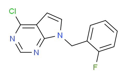 CAS No. 171620-43-2, 4-Chloro-7-(2-fluorobenzyl)-7H-pyrrolo[2,3-d]pyrimidine