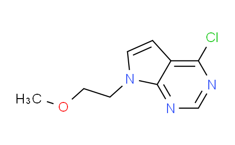 CAS No. 186519-95-9, 4-Chloro-7-(2-methoxyethyl)-7H-pyrrolo[2,3-d]pyrimidine