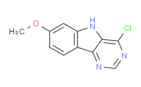 CAS No. 676602-23-6, 4-Chloro-7-methoxy-5H-pyrimido[5,4-b]indole