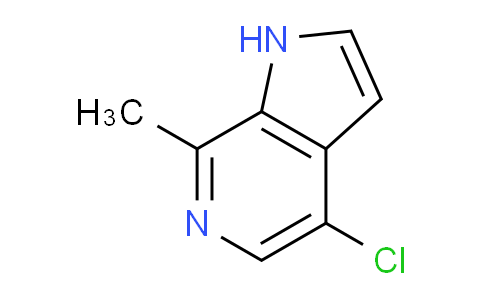 CAS No. 1416439-35-4, 4-Chloro-7-methyl-1H-pyrrolo[2,3-c]pyridine