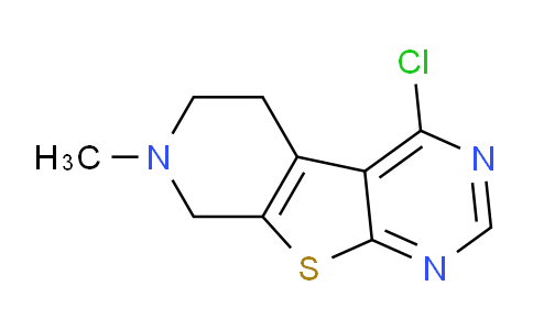 CAS No. 26830-29-5, 4-Chloro-7-methyl-5,6,7,8-tetrahydropyrido[4',3':4,5]thieno[2,3-d]pyrimidine