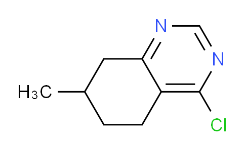 CAS No. 1256955-90-4, 4-Chloro-7-methyl-5,6,7,8-tetrahydroquinazoline