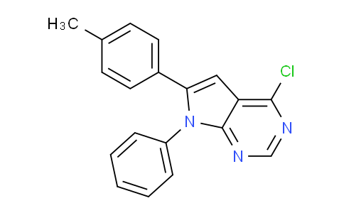 CAS No. 1257391-86-8, 4-Chloro-7-phenyl-6-(p-tolyl)-7H-pyrrolo[2,3-d]pyrimidine