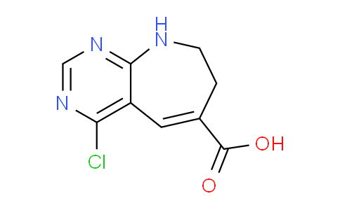 CAS No. 1429013-02-4, 4-Chloro-8,9-dihydro-7H-pyrimido[4,5-b]azepine-6-carboxylic acid